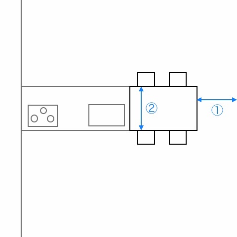 キッチンのエンドに設置するダイニングセットの選び方