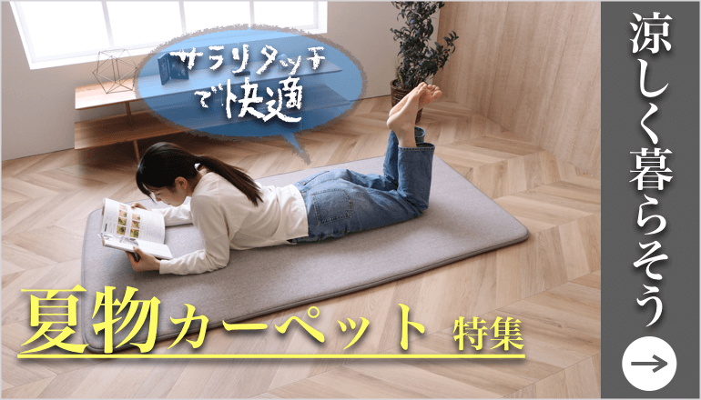 夏物カーペット TOPバナー