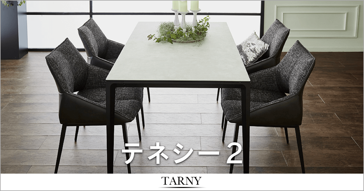 細脚モダンデザインのダイニングテーブル「テネシー２」｜TARNY（ターニー）