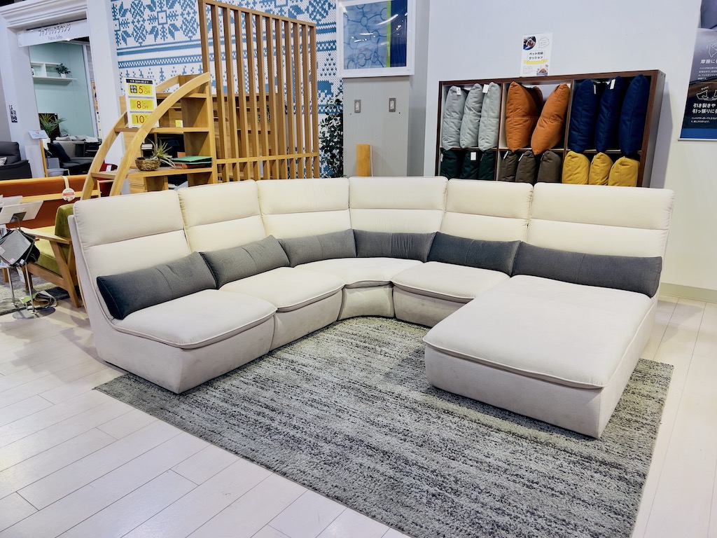 ファニチャードーム アウトレット家具 ドレンテ コーナーソファセット