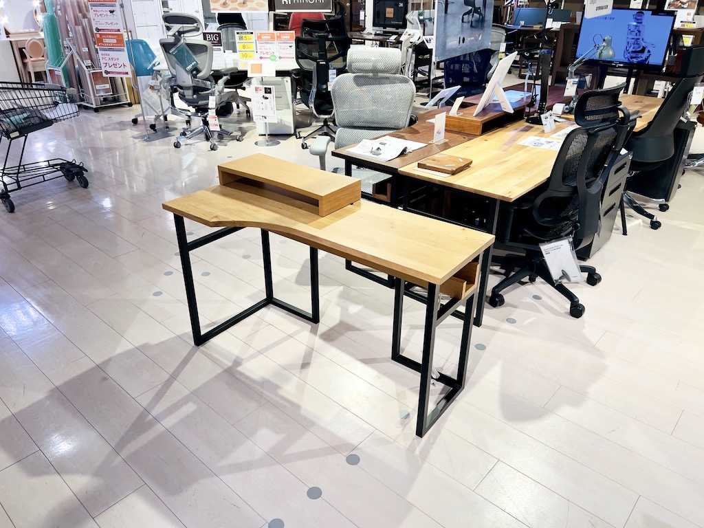 ファニチャードーム アウトレット家具 AZミズナラ デスクセット