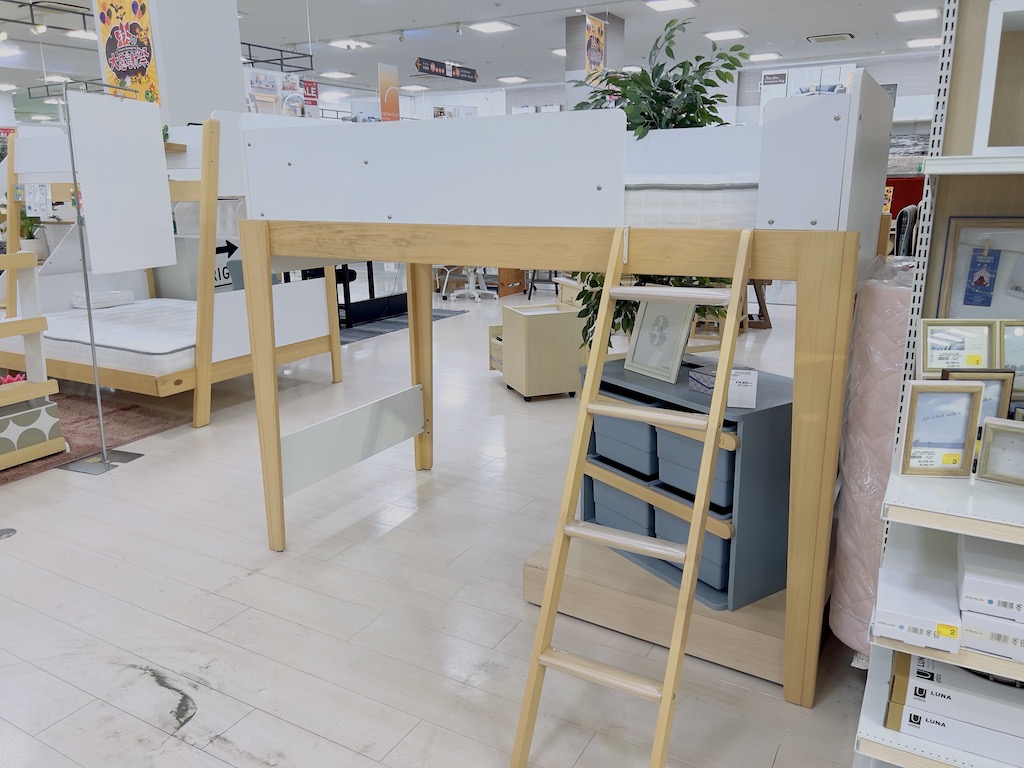 ファニチャードーム アウトレット家具 ナッティ ロフトベッド