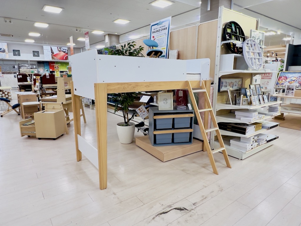 ファニチャードーム アウトレット家具 ナッティ ロフトベッド