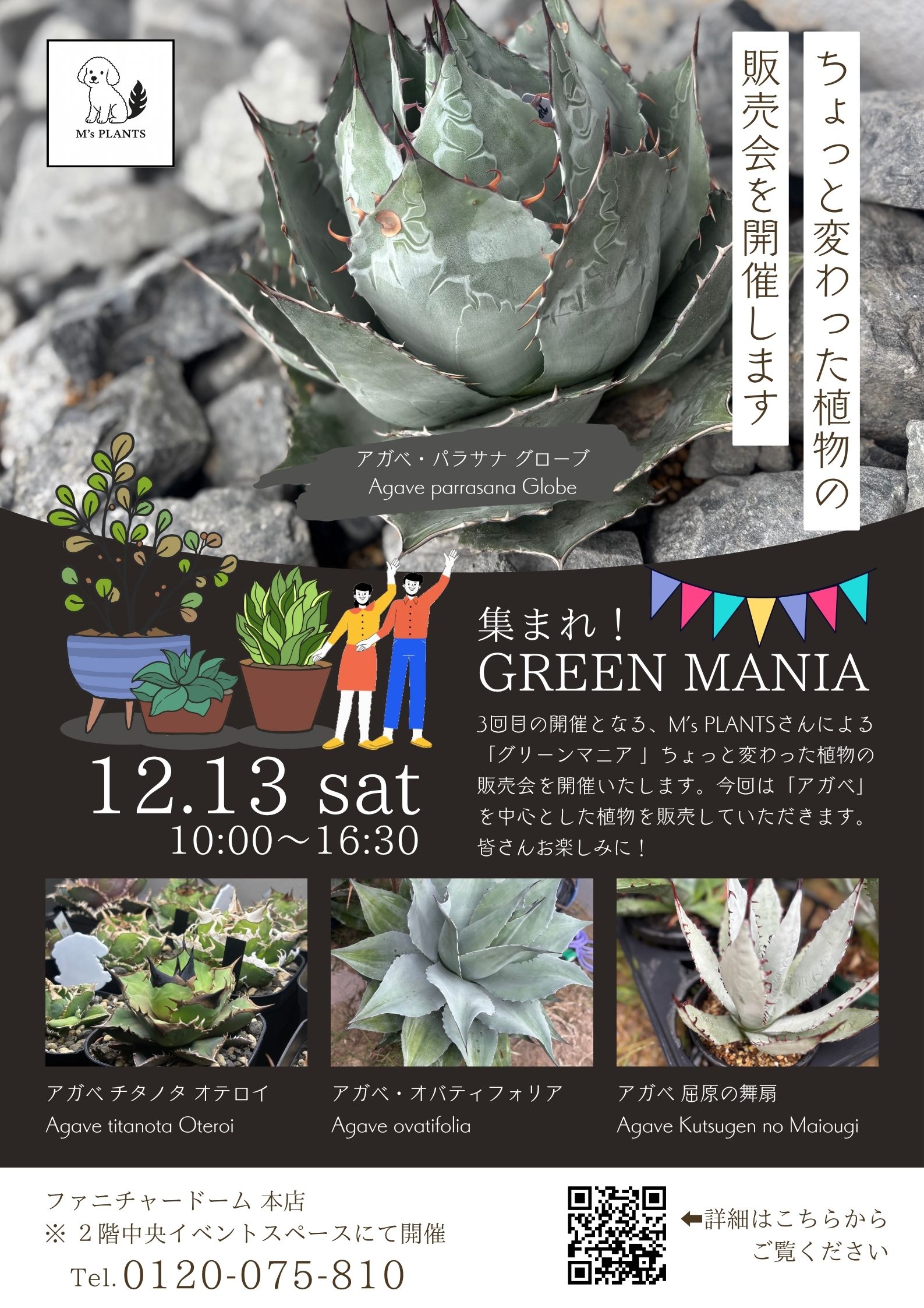 グリーンマニア集まれ 植物販売イベント