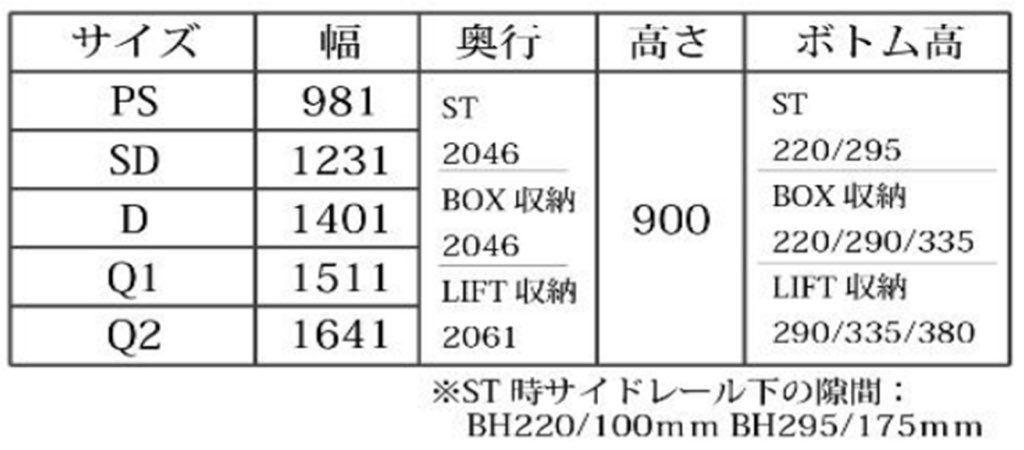 ファニチャードーム ドリームベッド D3054サイズ