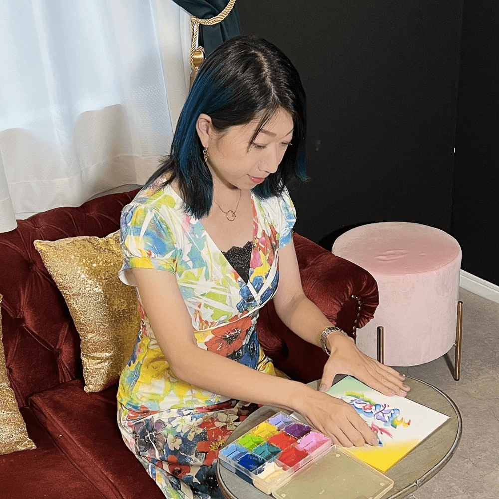 花文字（かもじ）アート体験ワークショップ 睦月翔子 