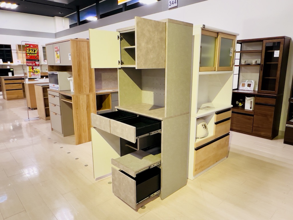 ファニチャードーム アウトレット家具 ロゼッタ キッチンボード