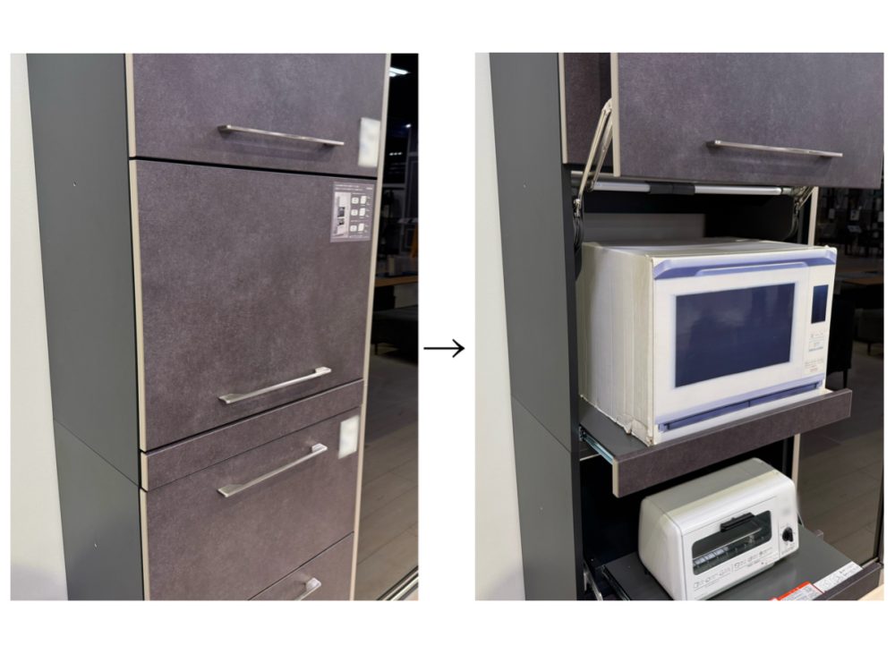 食器棚　スイング扉