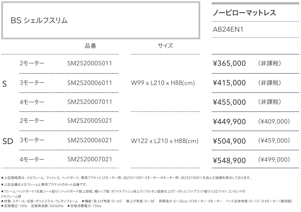 ファニチャードーム シモンズ 電動ベッド