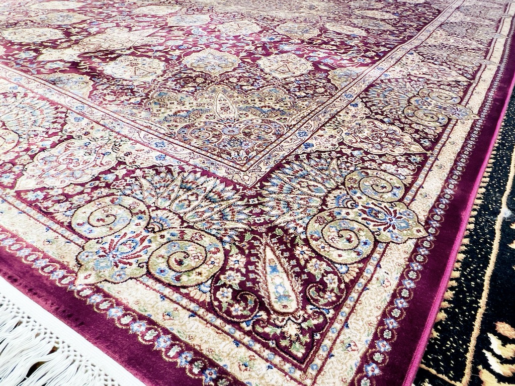 キラズ/RD トルコ製モダールレーヨンラグ