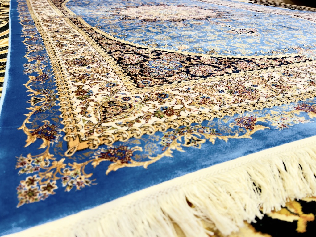 エルマス/BL トルコ製モダールレーヨンラグ