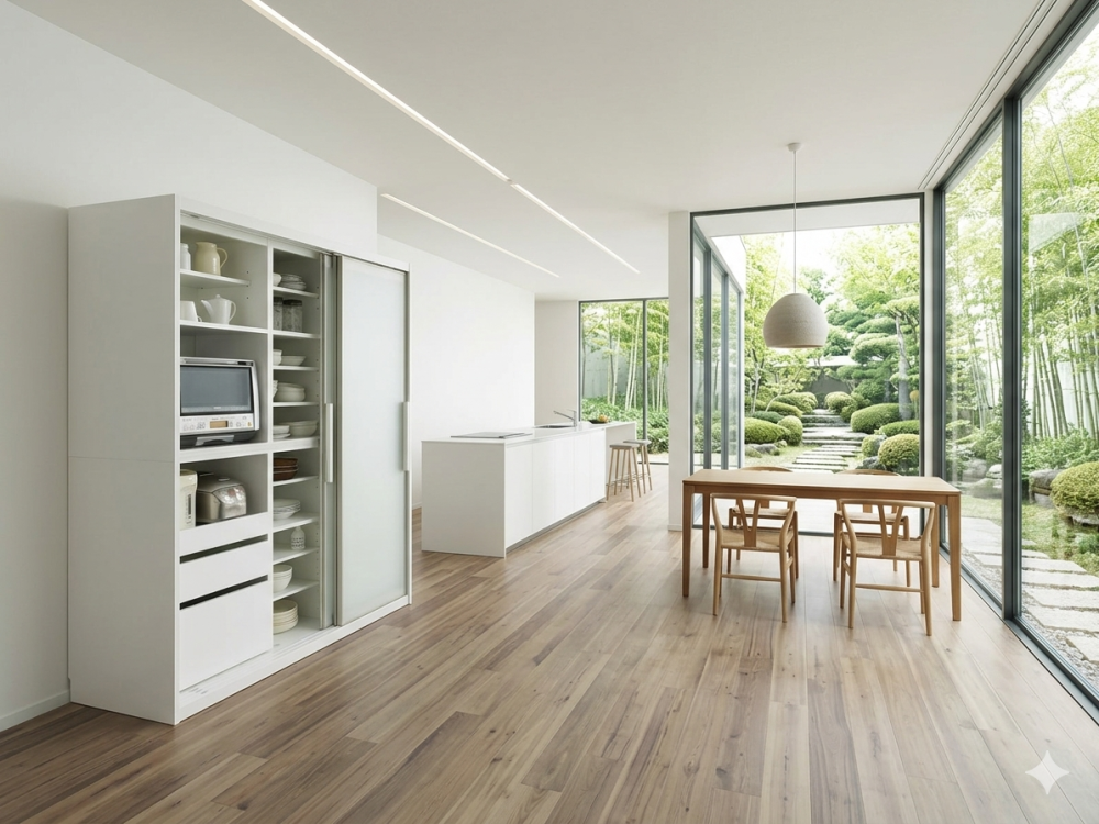 食器棚　カップボード　パントリー