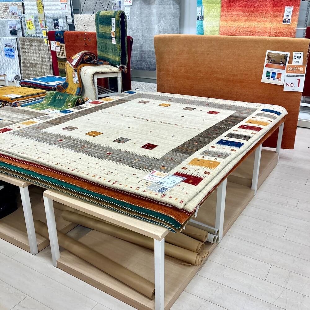 インドギャベタプカ 200X250 アイボリー