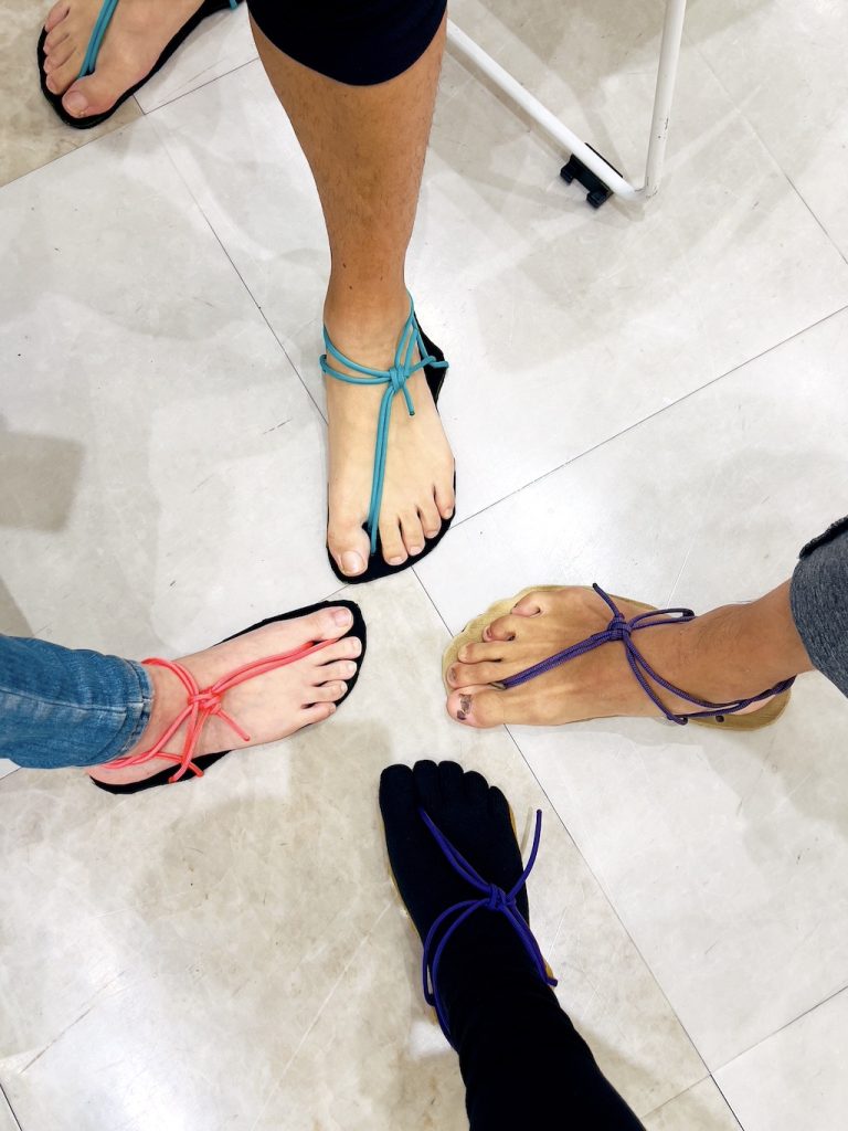 ファニチャードーム ワラーチづくり体験ワークショップ